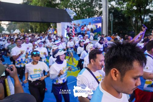 Race photo from Taman Budaya x BOGORUN 2025