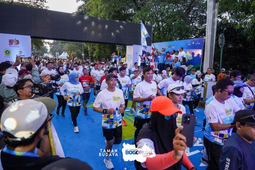 Race photo from Taman Budaya x BOGORUN 2025