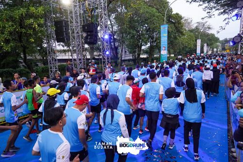 Race photo from Taman Budaya x BOGORUN 2025