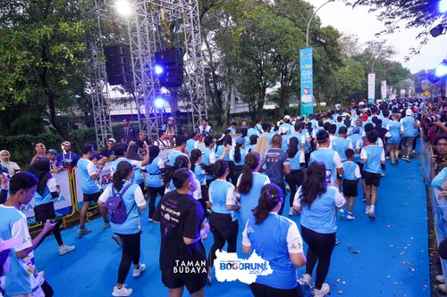 Race photo from Taman Budaya x BOGORUN 2025
