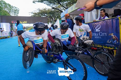 Race photo from Taman Budaya x BOGORUN 2025