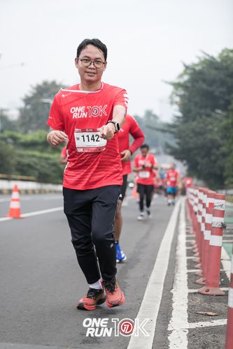 Race photo from ONE RUN 10K 2025