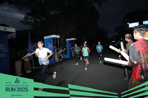 Race photo from Mangkunegaran Run 2025