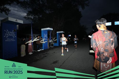 Race photo from Mangkunegaran Run 2025