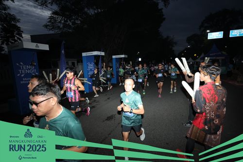 Race photo from Mangkunegaran Run 2025