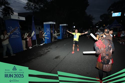Race photo from Mangkunegaran Run 2025