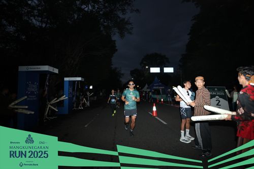 Race photo from Mangkunegaran Run 2025