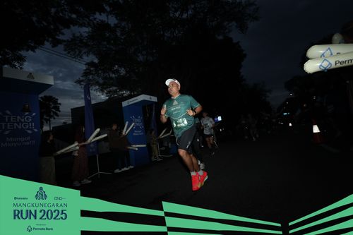 Race photo from Mangkunegaran Run 2025