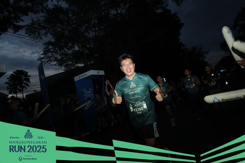 Race photo from Mangkunegaran Run 2025
