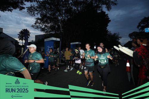 Race photo from Mangkunegaran Run 2025