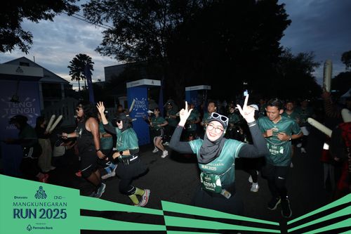 Race photo from Mangkunegaran Run 2025