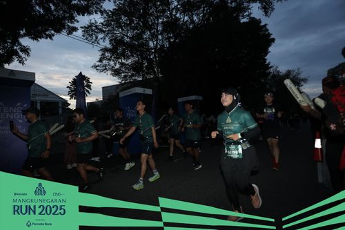 Race photo from Mangkunegaran Run 2025