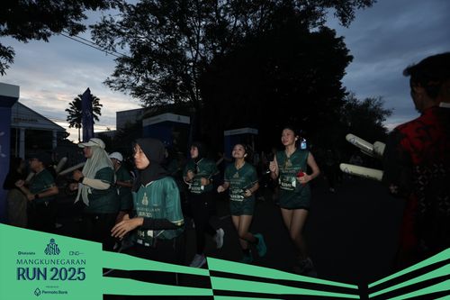 Race photo from Mangkunegaran Run 2025