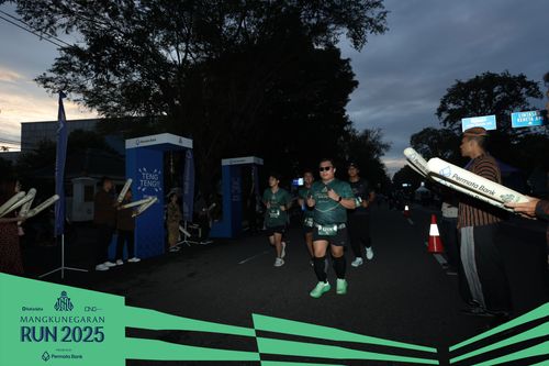 Race photo from Mangkunegaran Run 2025
