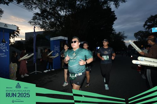 Race photo from Mangkunegaran Run 2025