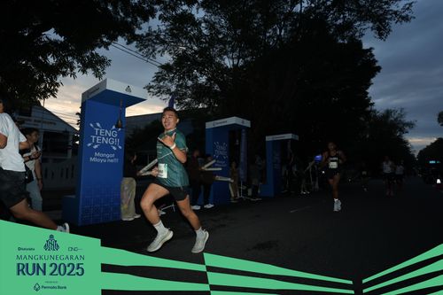 Race photo from Mangkunegaran Run 2025