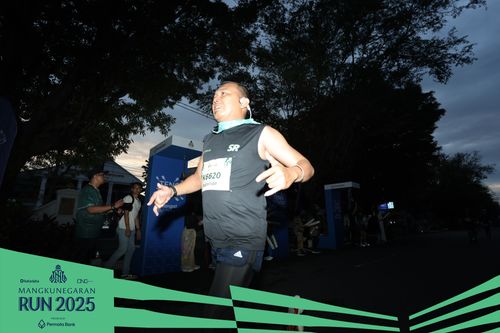 Race photo from Mangkunegaran Run 2025