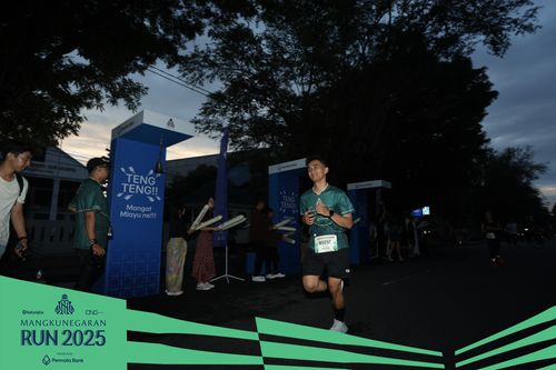 Race photo from Mangkunegaran Run 2025