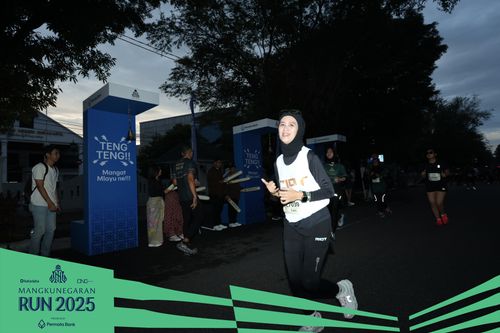 Race photo from Mangkunegaran Run 2025