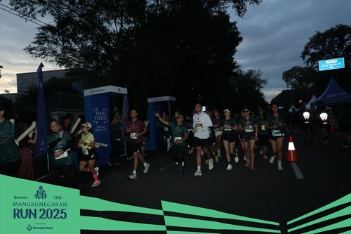 Race photo from Mangkunegaran Run 2025