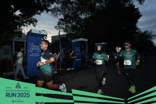 Race photo from Mangkunegaran Run 2025