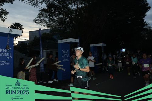 Race photo from Mangkunegaran Run 2025