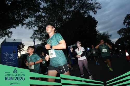 Race photo from Mangkunegaran Run 2025
