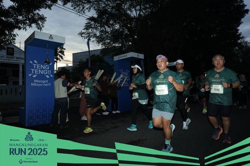Race photo from Mangkunegaran Run 2025