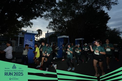 Race photo from Mangkunegaran Run 2025