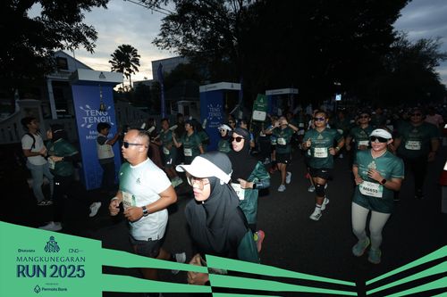 Race photo from Mangkunegaran Run 2025