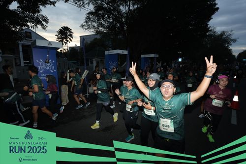 Race photo from Mangkunegaran Run 2025