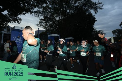 Race photo from Mangkunegaran Run 2025