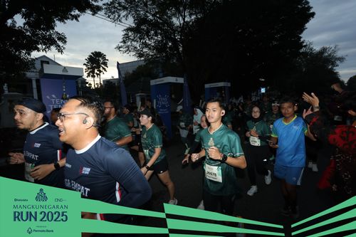 Race photo from Mangkunegaran Run 2025