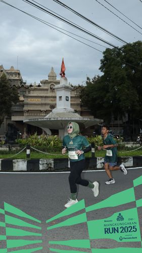 Race photo from Mangkunegaran Run 2025