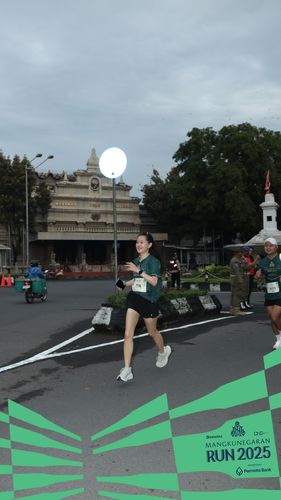 Race photo from Mangkunegaran Run 2025