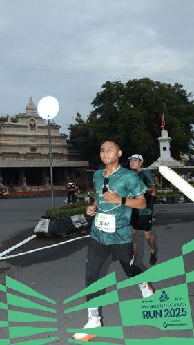 Race photo from Mangkunegaran Run 2025