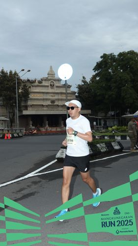 Race photo from Mangkunegaran Run 2025