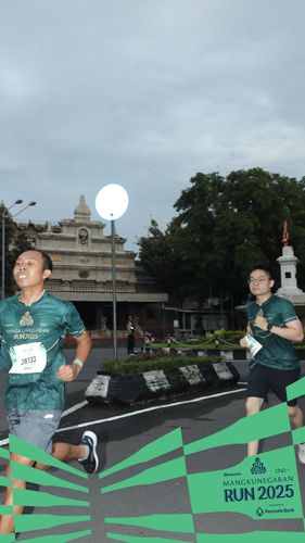 Race photo from Mangkunegaran Run 2025
