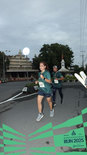 Race photo from Mangkunegaran Run 2025