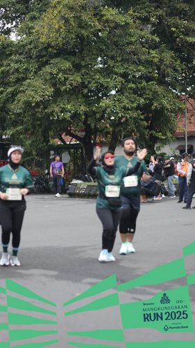 Race photo from Mangkunegaran Run 2025