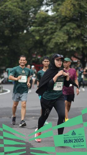 Race photo from Mangkunegaran Run 2025