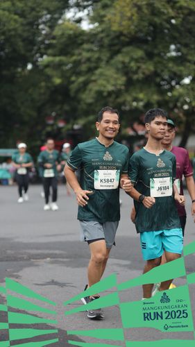 Race photo from Mangkunegaran Run 2025