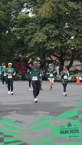 Race photo from Mangkunegaran Run 2025
