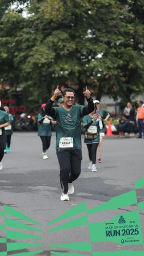 Race photo from Mangkunegaran Run 2025