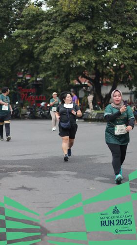 Race photo from Mangkunegaran Run 2025
