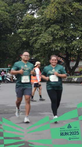 Race photo from Mangkunegaran Run 2025