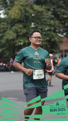 Race photo from Mangkunegaran Run 2025
