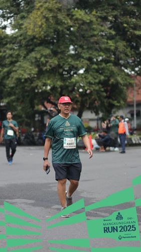 Race photo from Mangkunegaran Run 2025