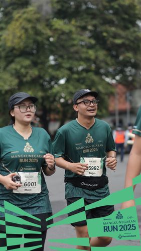 Race photo from Mangkunegaran Run 2025