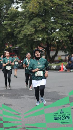 Race photo from Mangkunegaran Run 2025